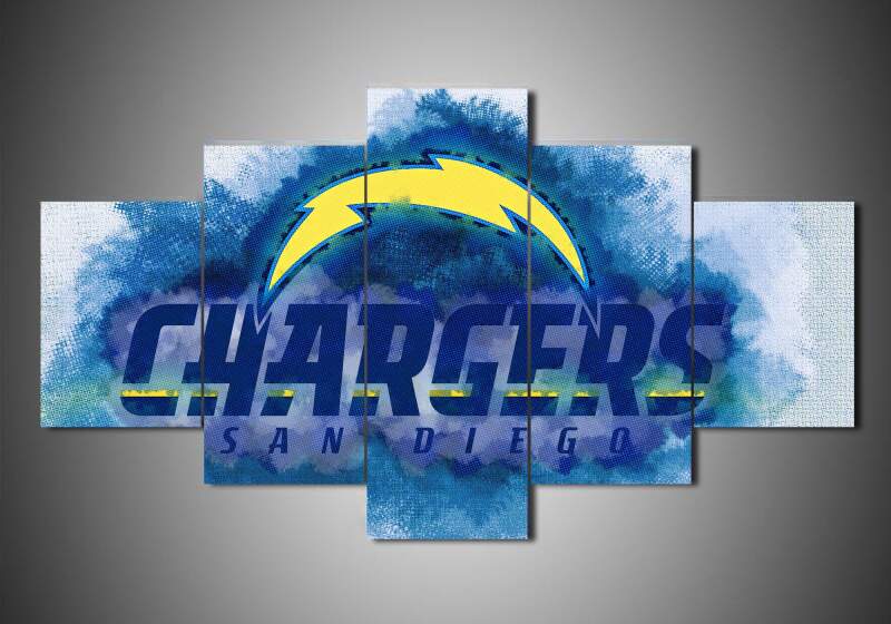 Los Angeles Chargers - Team - Sport 5 Panel Canvas Art Wall Decor Los Angeles Chargers - Team - Sport 5 Panel Canvas Art Wall Decor