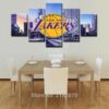Los Angeles Lakers Basketball - Sport 5 Panel Canvas Art Wall Decor
