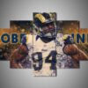 Los Angeles Rams - Robert Quinn - Sport 5 Panel Canvas Art Wall Decor