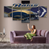 Los Angeles Rams - Sport 5 Panel Canvas Art Wall Decor