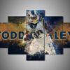 Los Angeles Rams - Todd Gurley - Sport 5 Panel Canvas Art Wall Decor