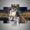 Los Angeles Rams - Trumaine Johnson - Sport 5 Panel Canvas Art Wall Decor