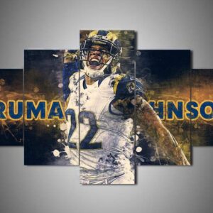 Los Angeles Rams - Trumaine Johnson - Sport 5 Panel Canvas Art Wall Decor