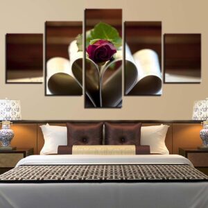 Love Heart Wings - Nature 5 Panel Canvas Art Wall Decor