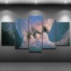 Love Kiss - Abstract 5 Panel Canvas Art Wall Decor