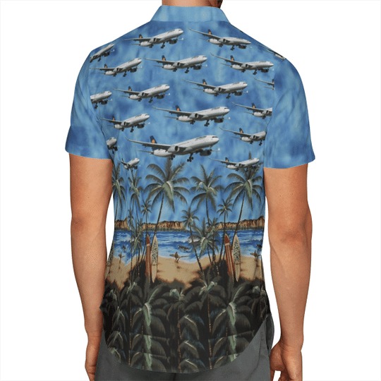 Lufthansa Airbus A330-300 Hawaiian Shirt Lufthansa Airbus A330-300 Hawaiian Shirt