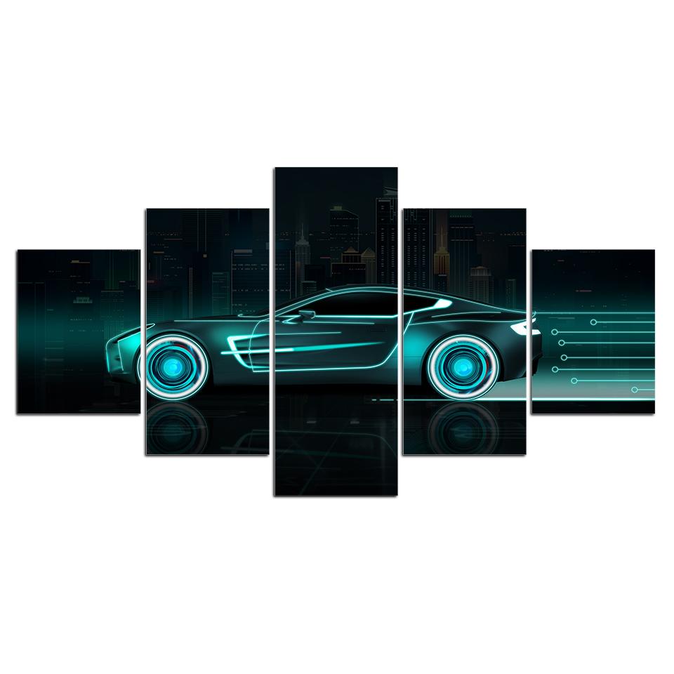 Luxury Racing Car 01 - Automative 5 Panel Canvas Art Wall Decor Luxury Racing Car 01 - Automative 5 Panel Canvas Art Wall Decor