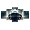 Luxury Racing Car 03 - Automative 5 Panel Canvas Art Wall Decor