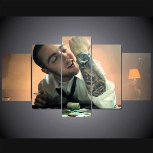 Mac Miller - Famous Person 5 Panel Canvas Art Wall Decor