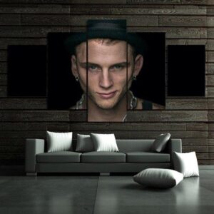 Machine Gun Kelly - Famous Person 5 Panel Canvas Art Wall Decor
