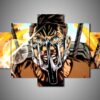 Mad Max 1 - Movie 5 Panel Canvas Art Wall Decor
