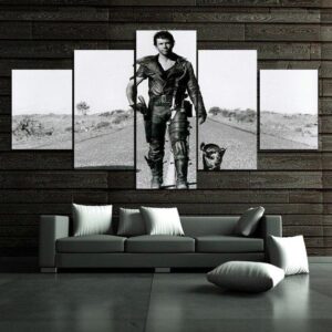 Mad Max Mel 1980S - Movie 5 Panel Canvas Art Wall Decor