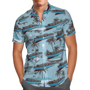 Maersk Line Mærsk Mc-Kinney Møller Hawaiian Shirt