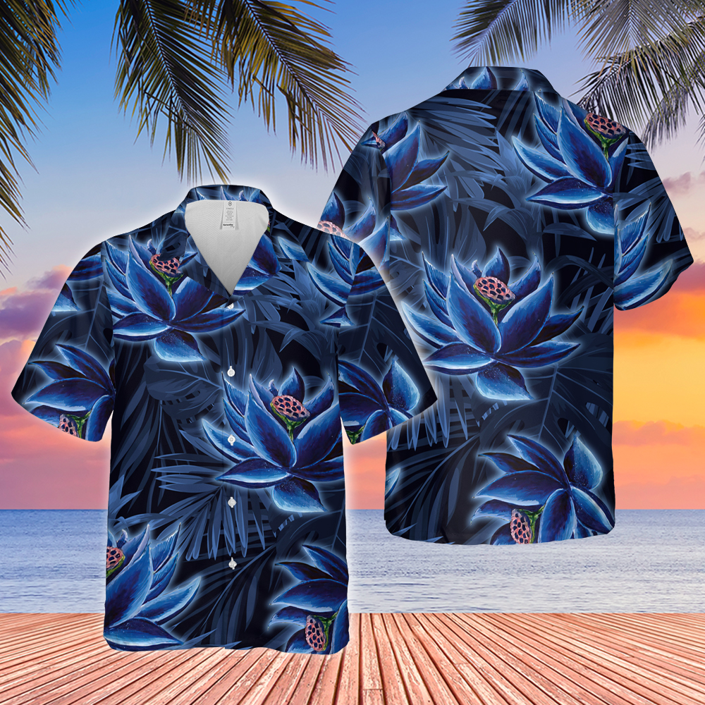 Magic The Gathering Black Lotus Hawaiian Shirt Magic The Gathering Black Lotus Hawaiian Shirt