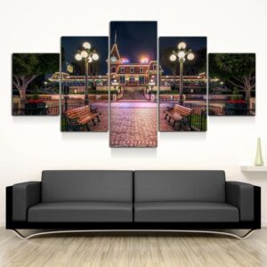 Magical Home - Cartoon 5 Panel Canvas Art Wall Decor