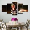 Mahesvara - Religion 5 Panel Canvas Art Wall Decor