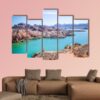 Majestic View Of Balanced Rock Cove 1 - Nature 5 Panel Canvas Art Wall Decor