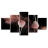 Makeup 01 - Abstract 5 Panel Canvas Art Wall Decor