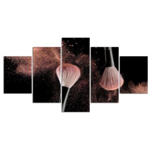 Makeup 01 - Abstract 5 Panel Canvas Art Wall Decor