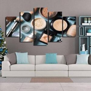 Makeup - Beauty Salon 5 Panel Canvas Art Wall Decor