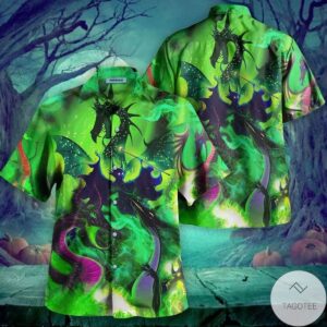 Maleficent Dragon Hawaii Hawaiian Shirt