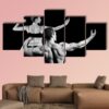 Man And A Woman In The Gym - Sport 5 Panel Canvas Art Wall Decor