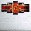 Manchester United Logo - Sport 5 Panel Canvas Art Wall Decor