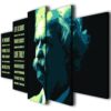 Mark Twain - Famous Person 5 Panel Canvas Art Wall Decor