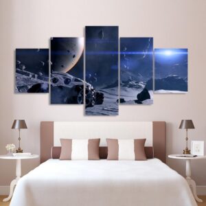 Mass Effect war chariot - Gaming 5 Panel Canvas Art Wall Decor