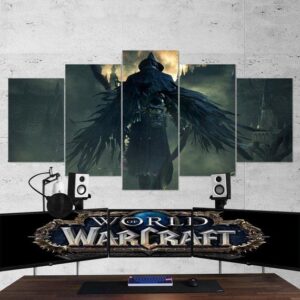 Medivh - Gaming 5 Panel Canvas Art Wall Decor