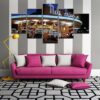 Mels Drive In American Grafitti - Nature 5 Panel Canvas Art Wall Decor