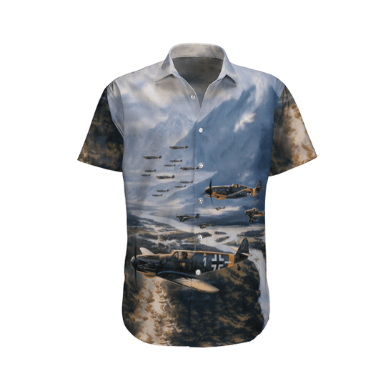 Messerschmitt German World War 2 Hawaiian Shirt Messerschmitt German World War 2 Hawaiian Shirt