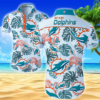 Miami Dolphins Hawaiian Shirt Summer Button Up