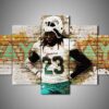 Miami Dolphins - Jay Ajayi - Sport 5 Panel Canvas Art Wall Decor