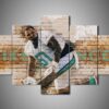 Miami Dolphins - Mike Pouncey - Sport 5 Panel Canvas Art Wall Decor