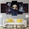 Michael Jackson 1 - Famous Person 5 Panel Canvas Art Wall Decor