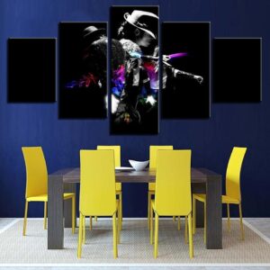 Michael Jackson Memory - Famous Person 5 Panel Canvas Art Wall Decor