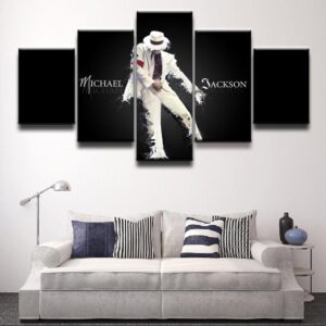 Michael Jackson - Famous Person 5 Panel Canvas Art Wall Decor