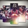 Michael Jordan “Greatest Of All Time” - Sport 5 Panel Canvas Art Wall Decor