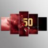 Michael Jordan Signature Celebrity - Famous Person 5 Panel Canvas Art Wall Decor