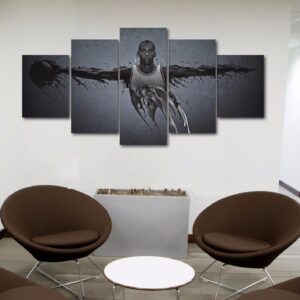 Michael Jordan Wing - Sport 5 Panel Canvas Art Wall Decor