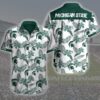 Michigan State 3D Hawaiian Shirt Summer Button Up