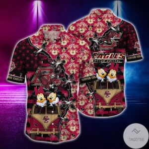 Mickey Mouse Boston College Eagles Ncaa Hawaiian Shirt