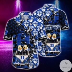 Mickey Mouse Duke Blue Devils Ncaa Hawaiian Shirt