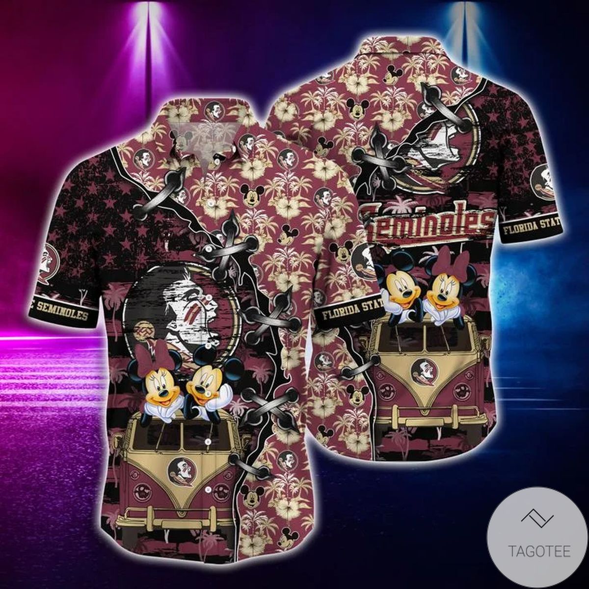 Mickey Mouse Florida State Seminoles Ncaa Hawaiian Shirt Mickey Mouse Florida State Seminoles Ncaa Hawaiian Shirt