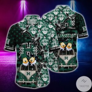 Mickey Mouse Hawaii Rainbow Warriors Ncaa Hawaiian Shirt
