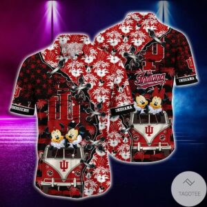 Mickey Mouse Indiana Hoosiers Ncaa Hawaiian Shirt