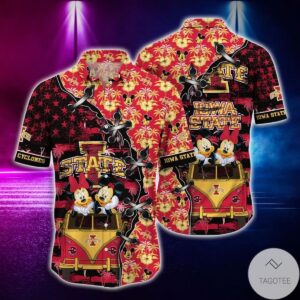 Mickey Mouse Iowa State Cyclones Ncaa Hawaiian Shirt