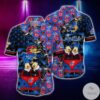 Mickey Mouse Kansas Jayhawks Ncaa Hawaiian Shirt
