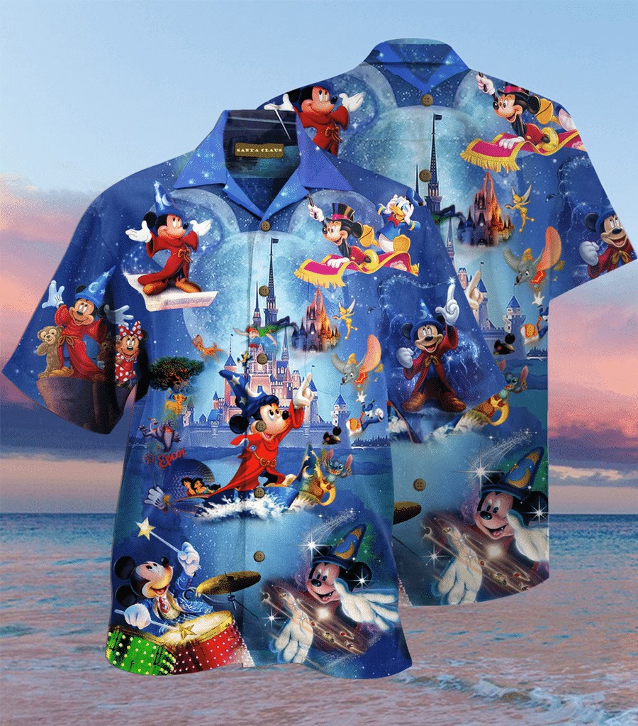 Mickey Mouse Magician Hawaiian Shirt Mickey Mouse Magician Hawaiian Shirt